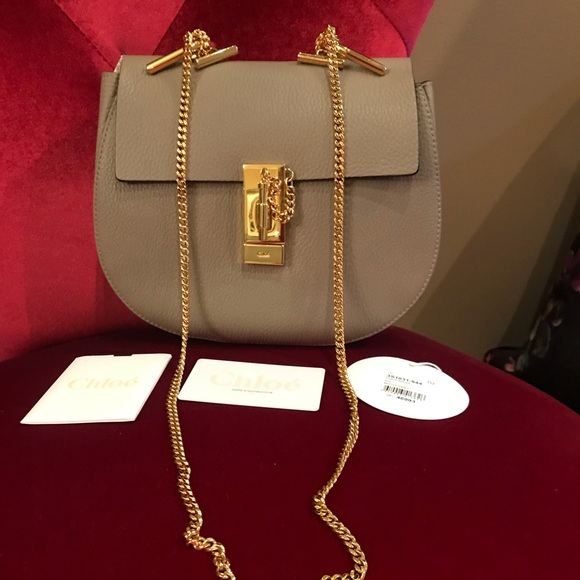 Chloe Handbags - CHLOE Drew Shoulder Bag Motty Grey